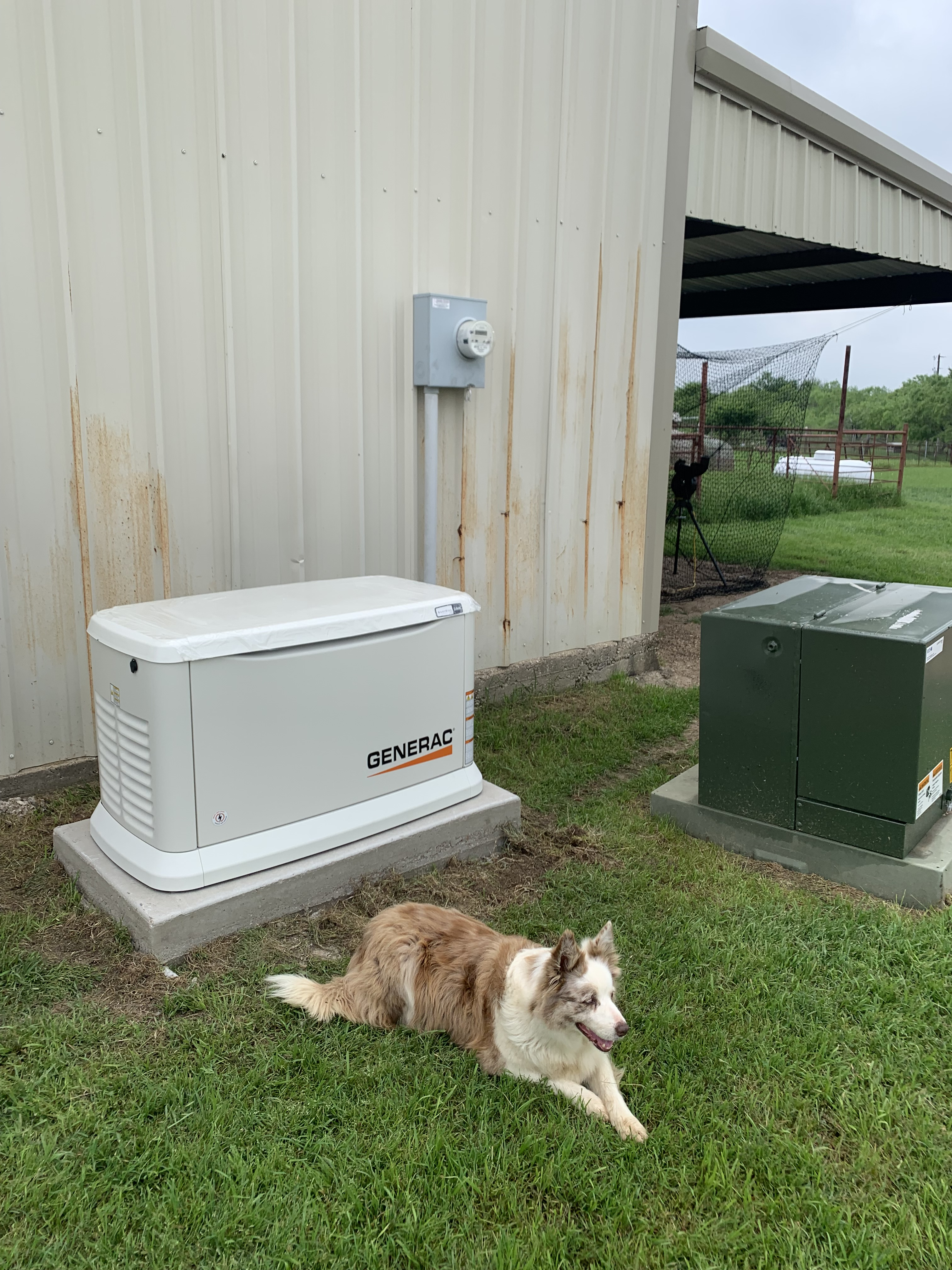 Generator Installation with a helper